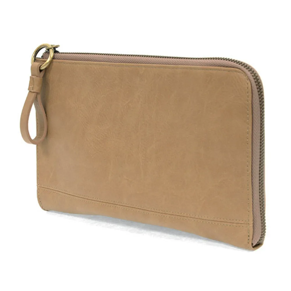 Karina Crossbody Wristlet Wallet - Monogrammed Wallet - Guitar Strap Crossbody