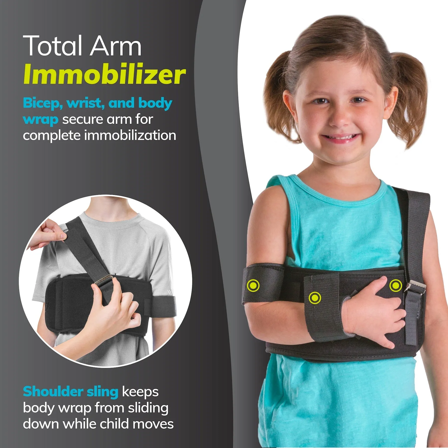 Kids Immobilizer Friendly service Arm Excellent reviews Sling and Pediatric for Shoulder Children