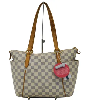 LOUIS VUITTON Damier Azur Canvas Totally PM Shoulder Bag