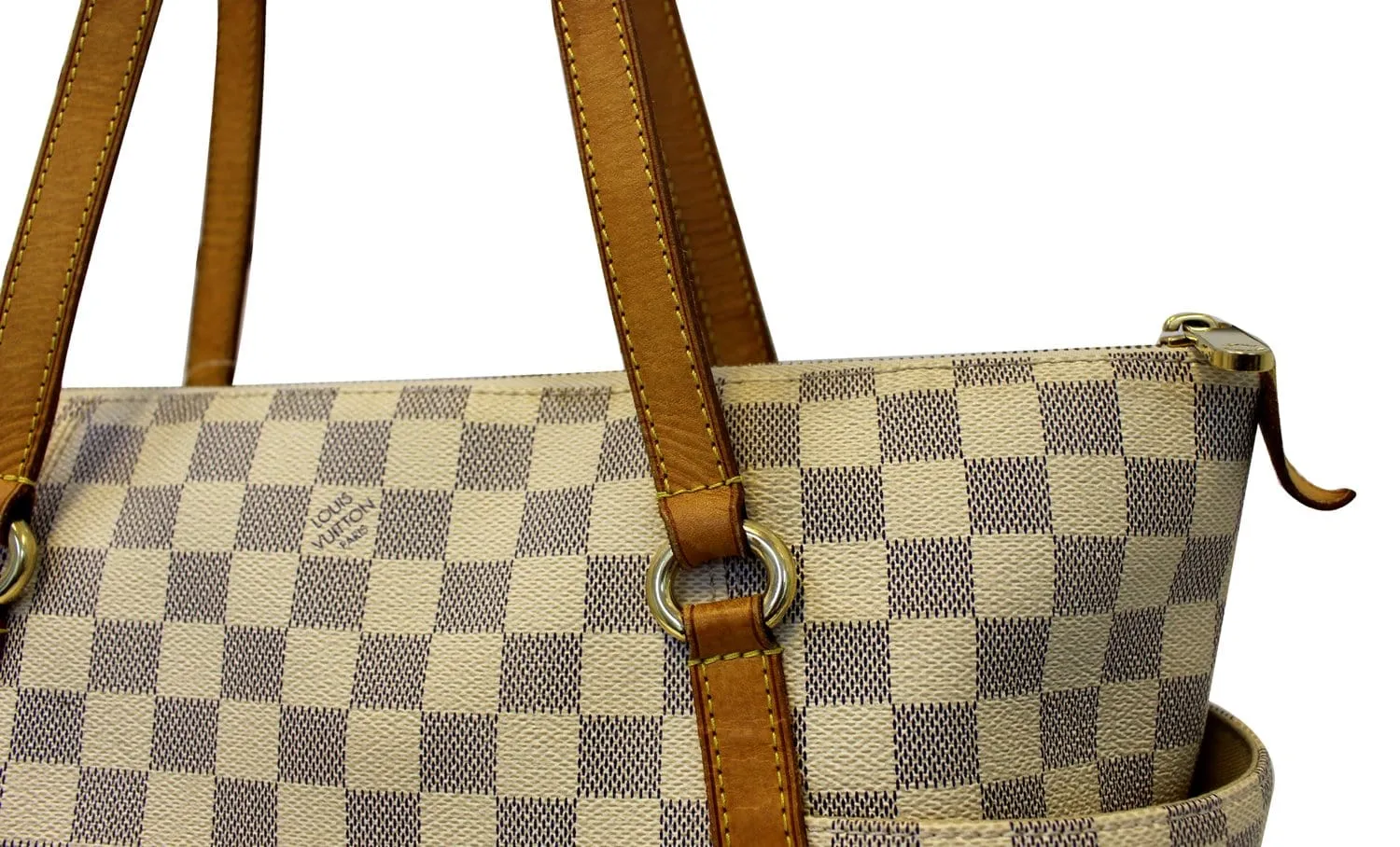 LOUIS VUITTON Damier Azur Totally MM Shoulder Bag