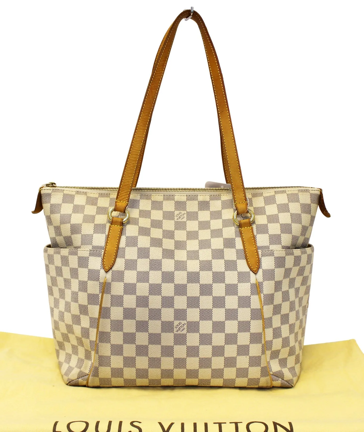 LOUIS VUITTON Damier Azur Totally MM Shoulder Bag