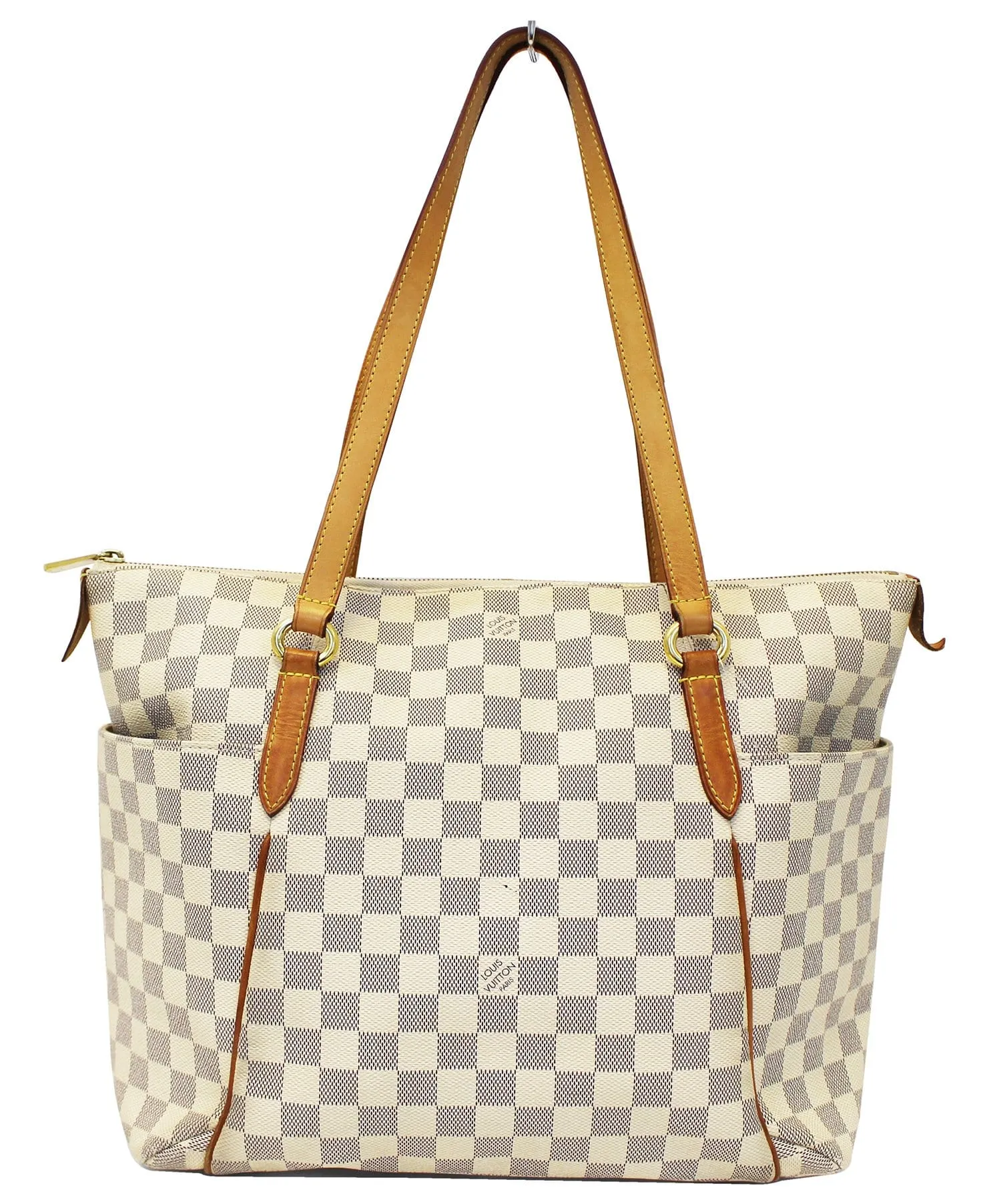 LOUIS VUITTON Damier Azur Totally MM Shoulder Handbag