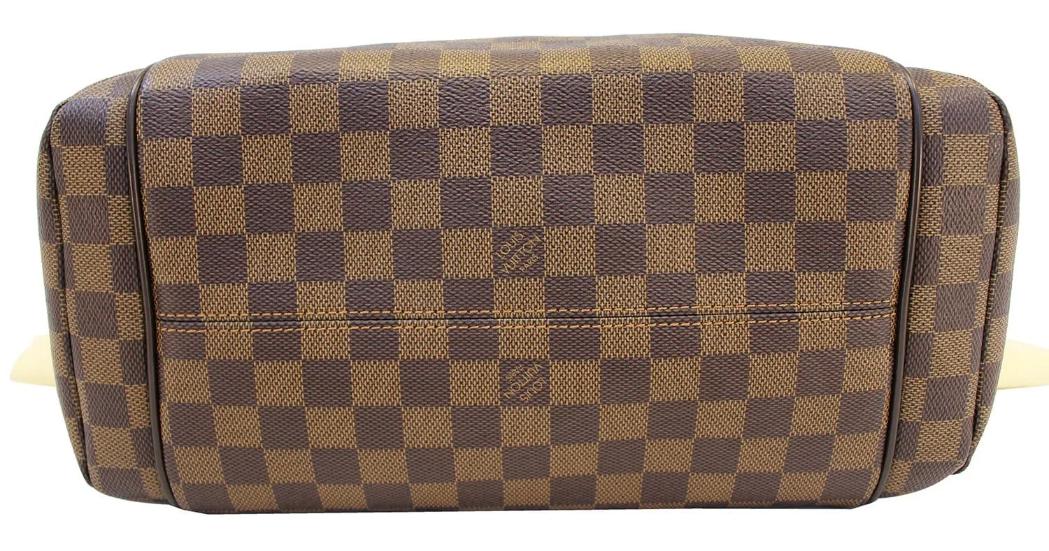 LOUIS VUITTON Damier Ebene Brown Totally MM Shoulder Bag