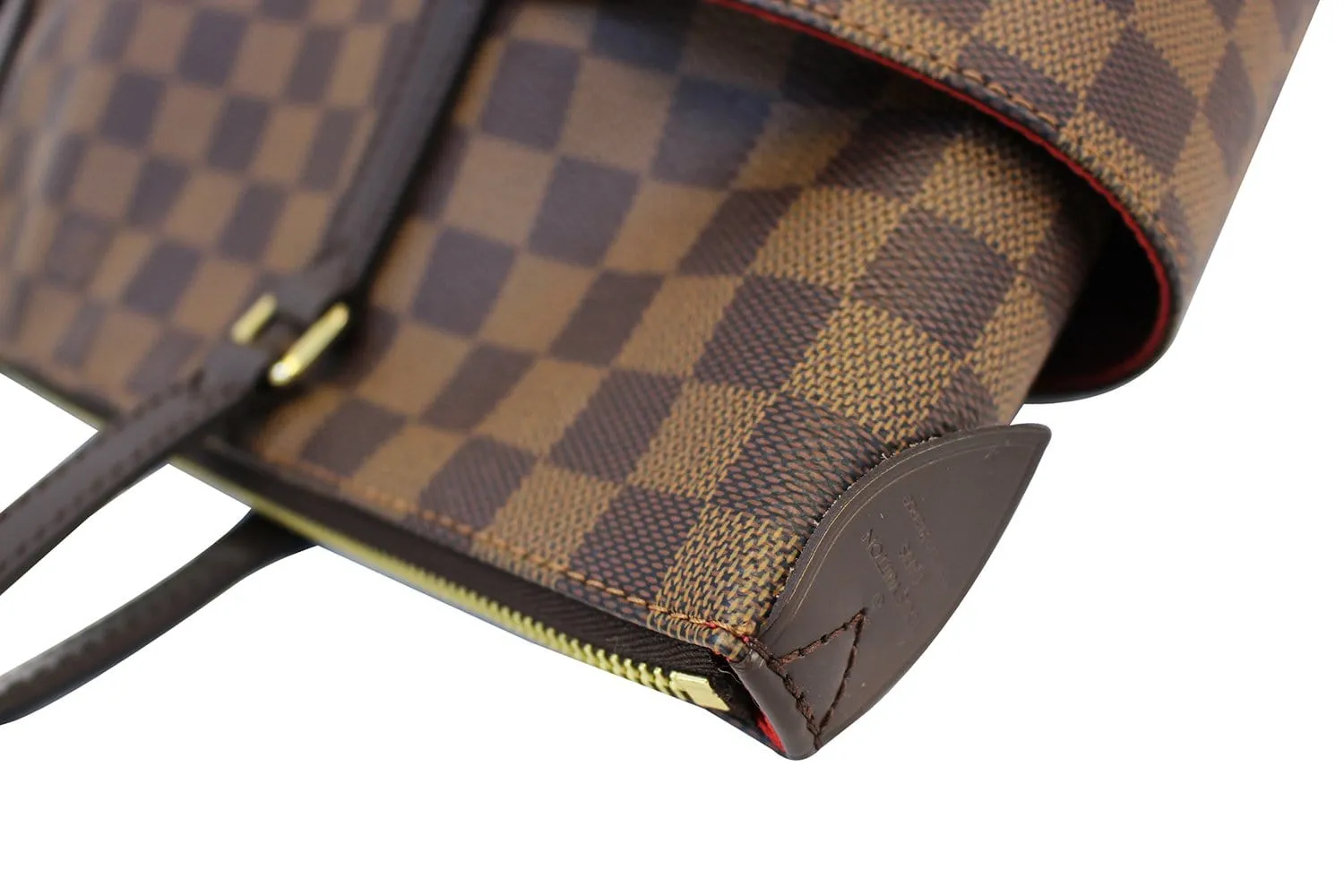 LOUIS VUITTON Damier Ebene Brown Totally MM Shoulder Bag