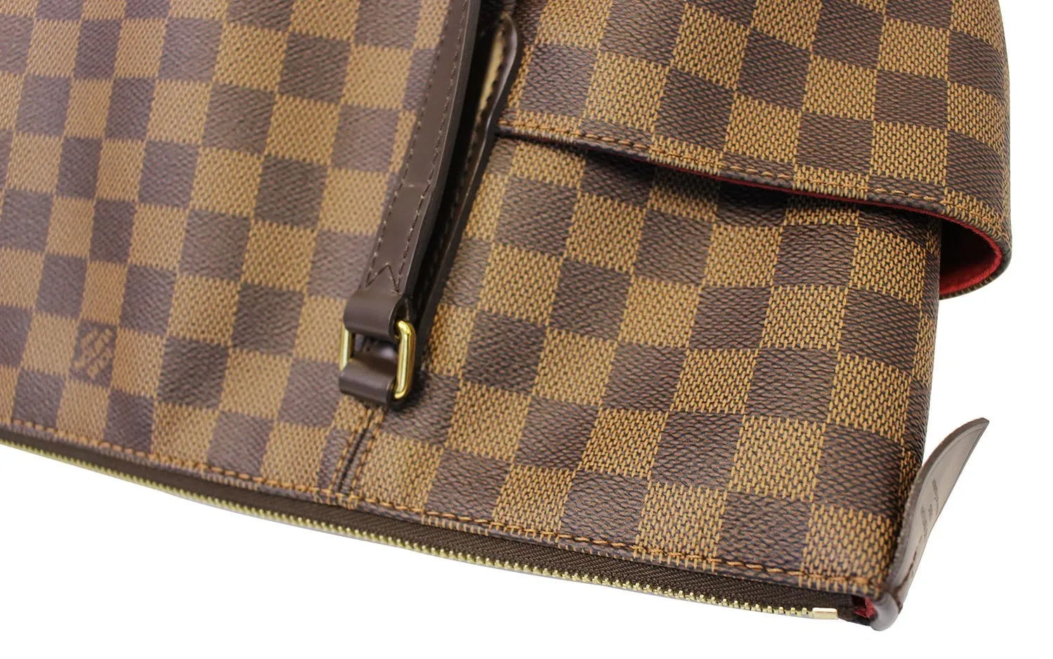 LOUIS VUITTON Damier Ebene Totally MM Shoulder Handbag