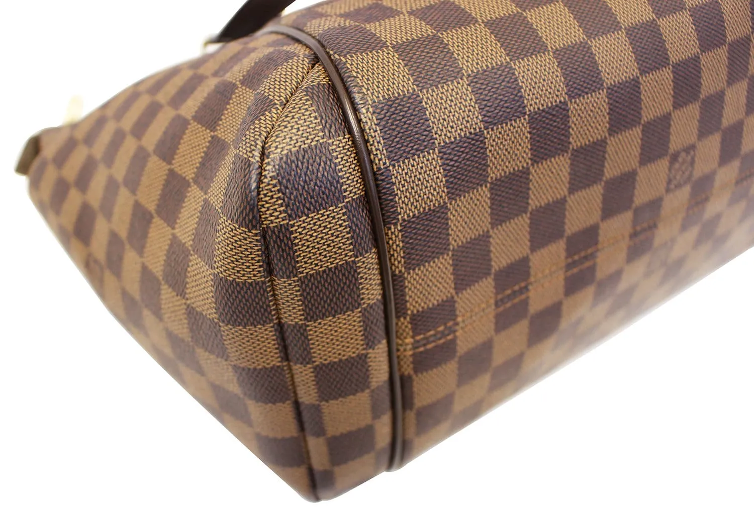LOUIS VUITTON Damier Ebene Totally MM Shoulder Handbag