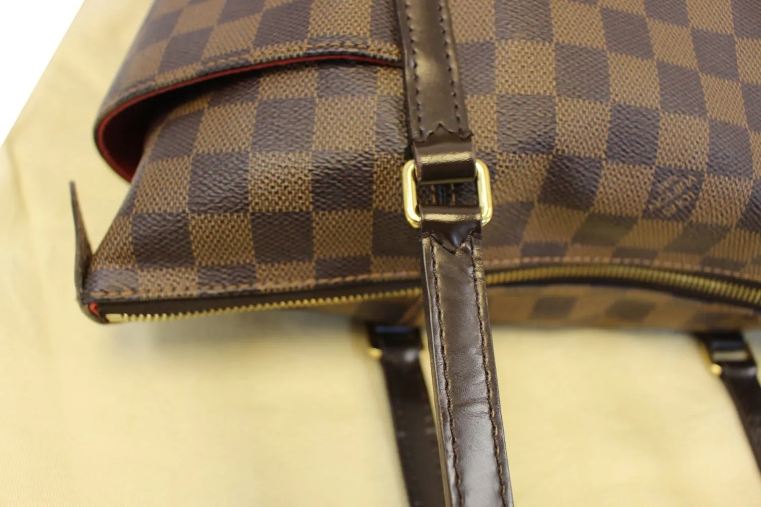 LOUIS VUITTON Damier Ebene Totally PM Tote Bag