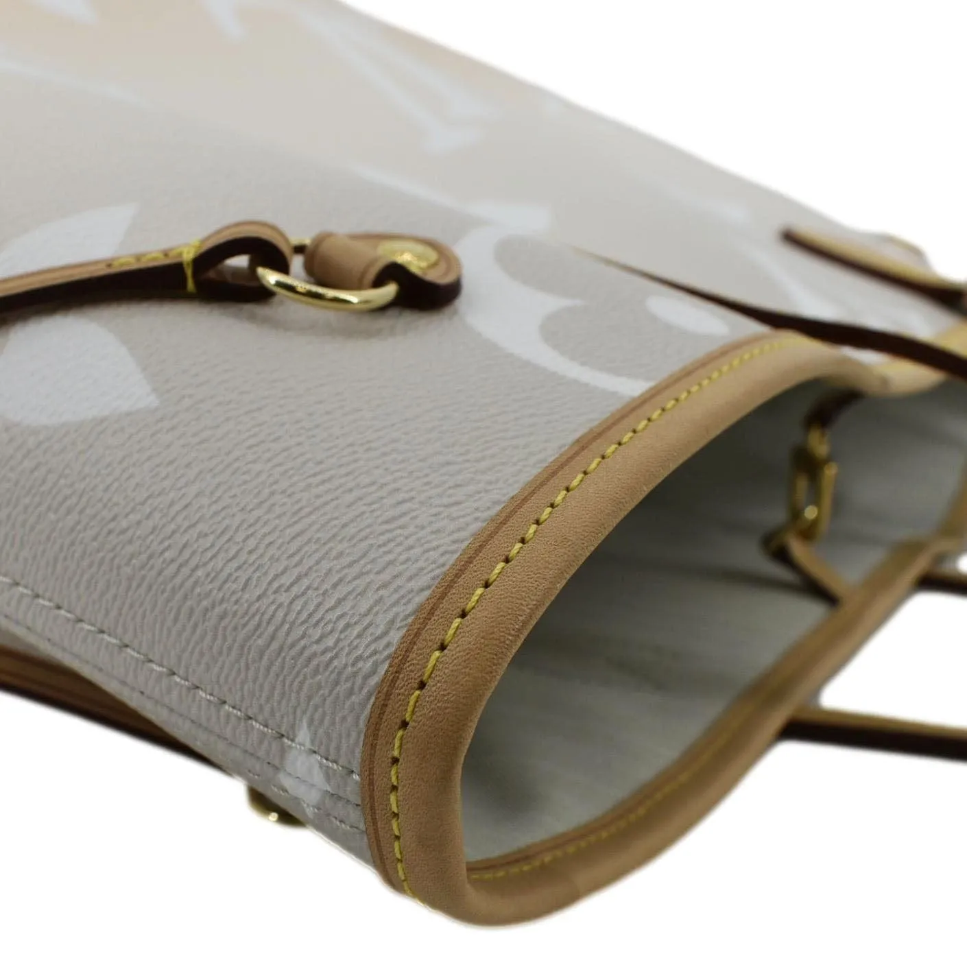 LOUIS VUITTON Neverfull MM By The Pool Monogram Giant Tote Bag Brume