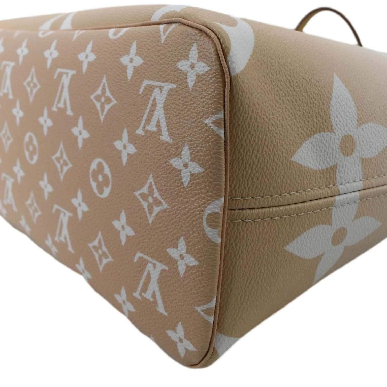 LOUIS VUITTON Neverfull MM By The Pool Monogram Giant Tote Bag Brume