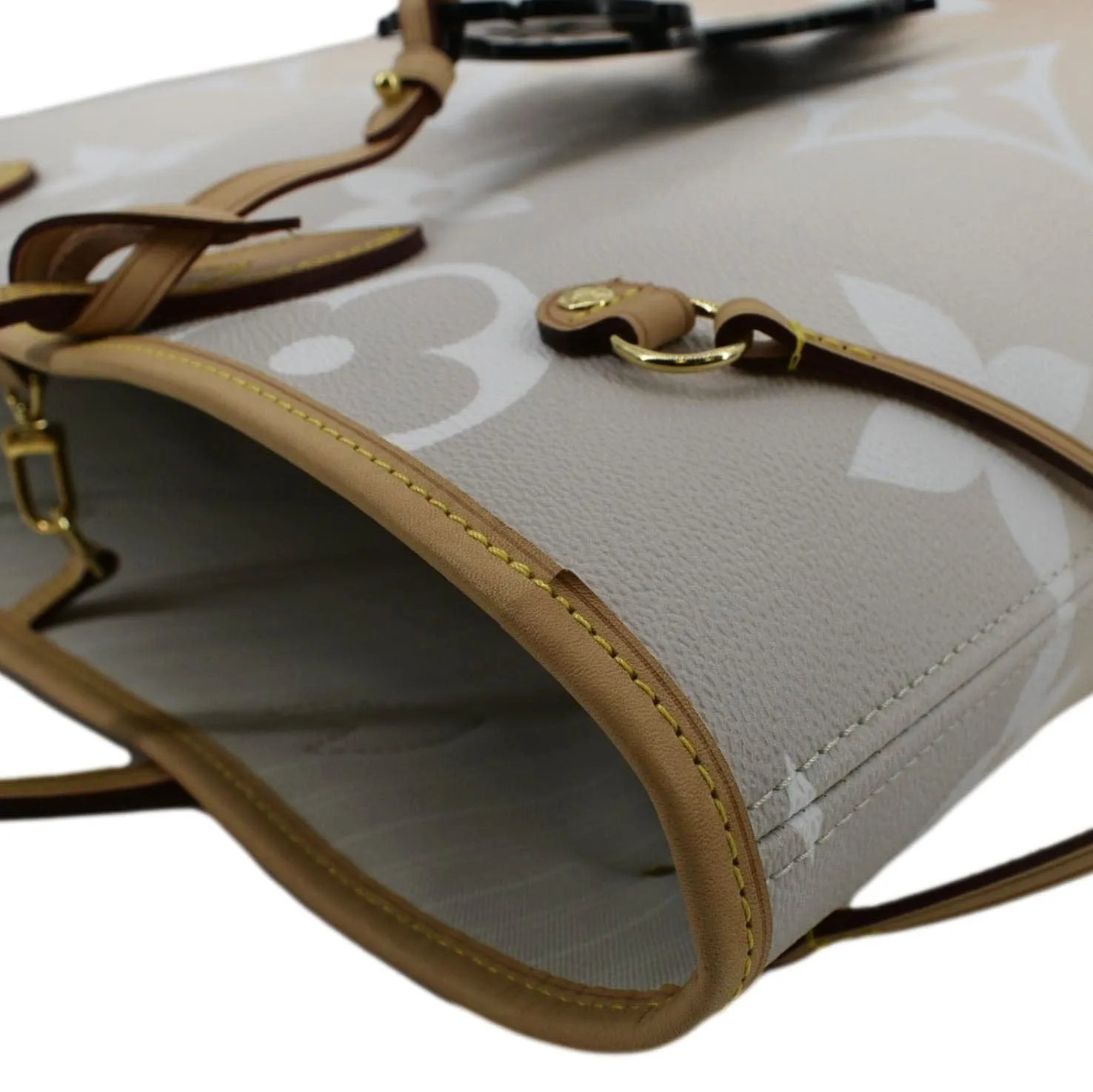 LOUIS VUITTON Neverfull MM By The Pool Monogram Giant Tote Bag Brume