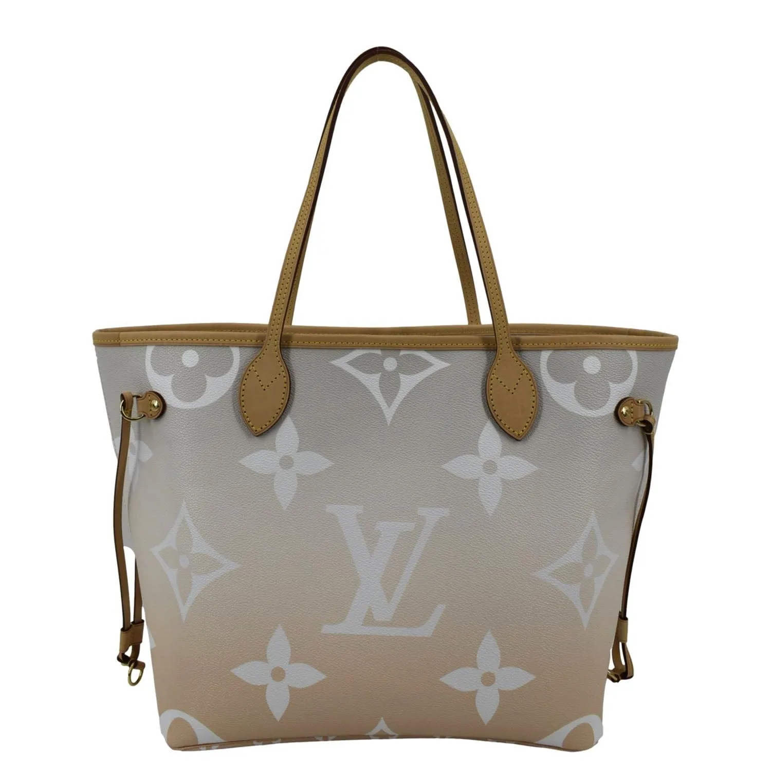 LOUIS VUITTON Neverfull MM By The Pool Monogram Giant Tote Bag Brume