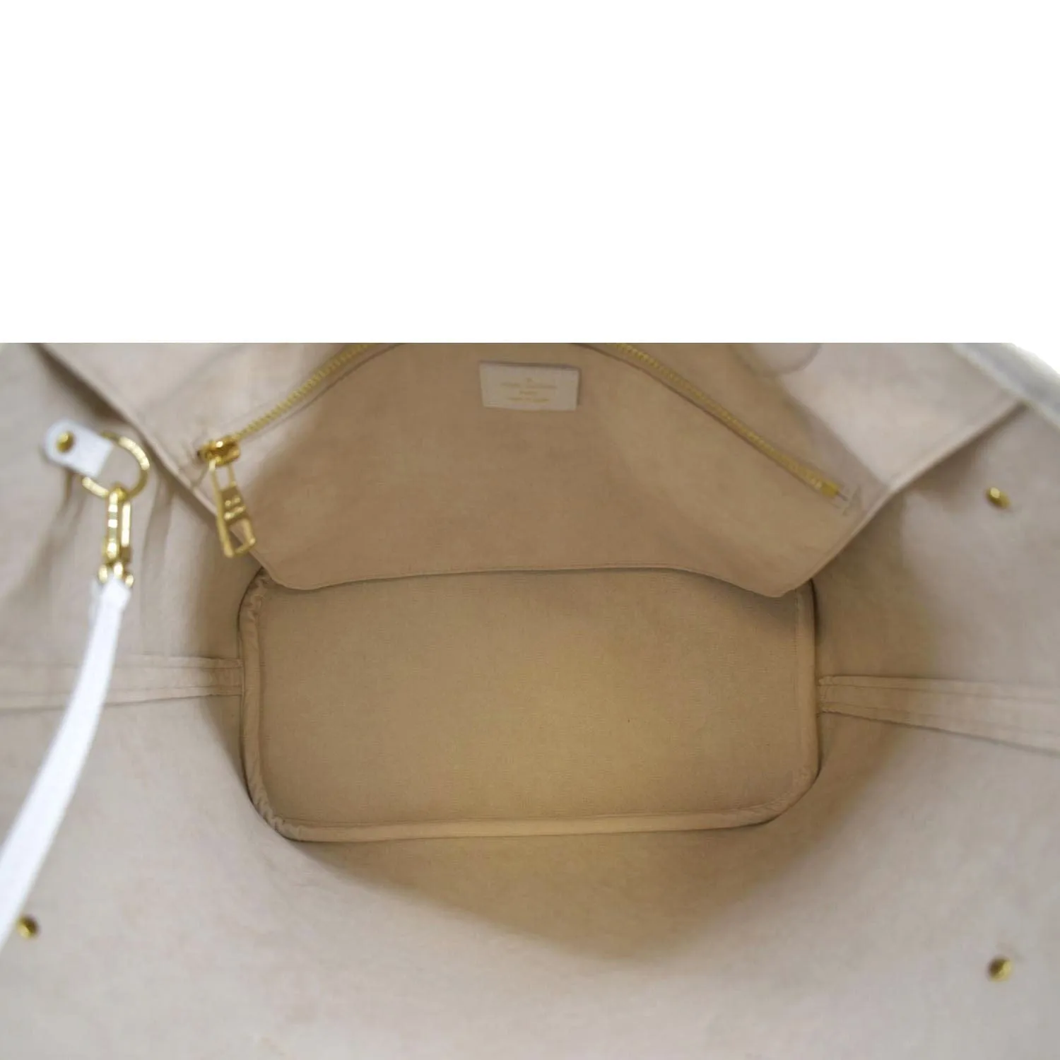 LOUIS VUITTON Neverfull MM Spring City Leather Tote Shoulder Bag Bicolor