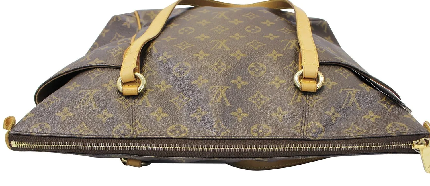 LOUIS VUITTON Shoulder Bag used Monogram Canvas Totally MM Brown