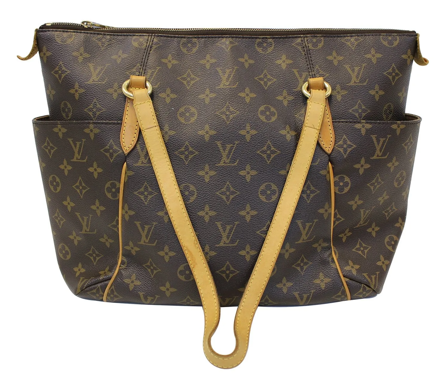 LOUIS VUITTON Shoulder Bag used Monogram Canvas Totally MM Brown