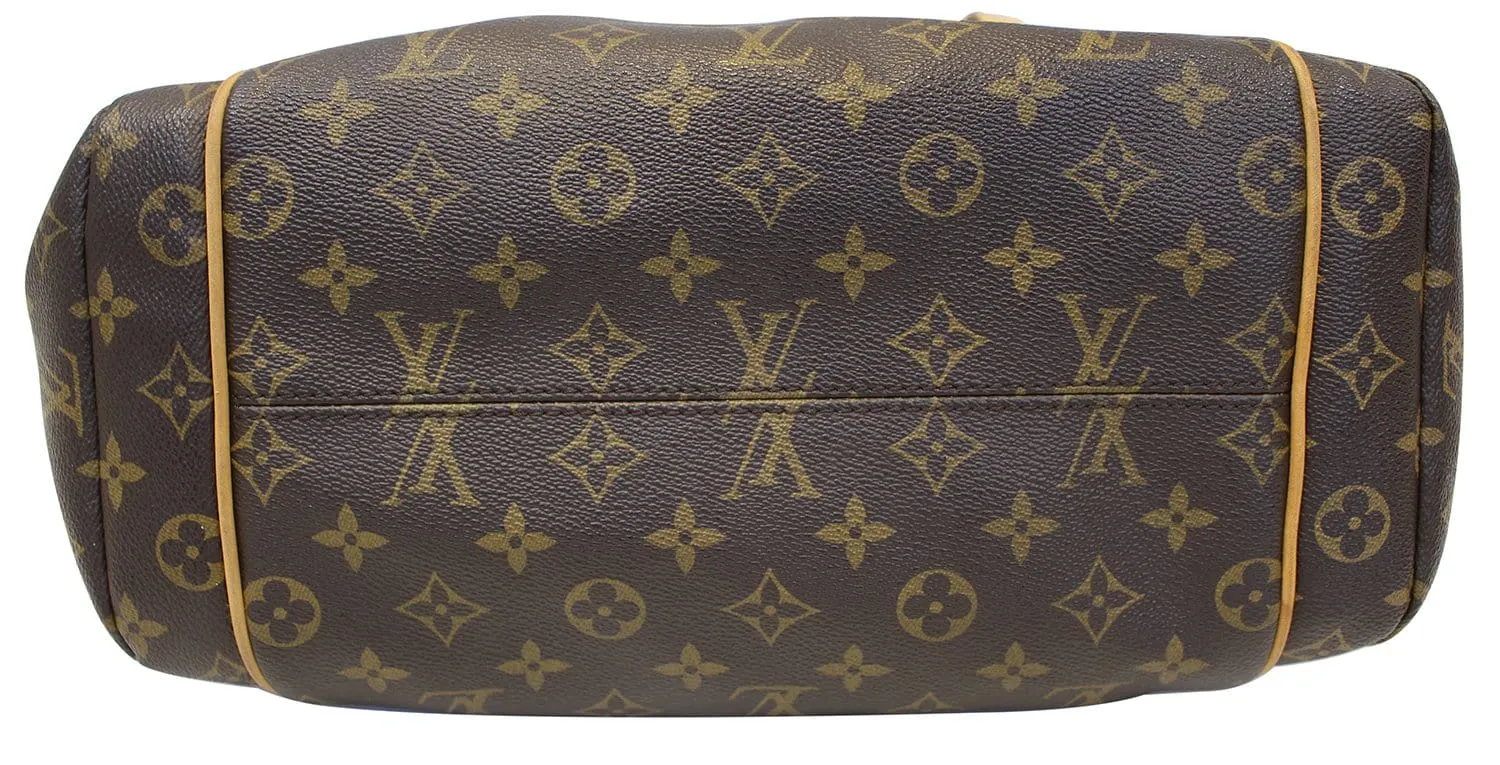 LOUIS VUITTON Shoulder Bag used Monogram Canvas Totally MM Brown