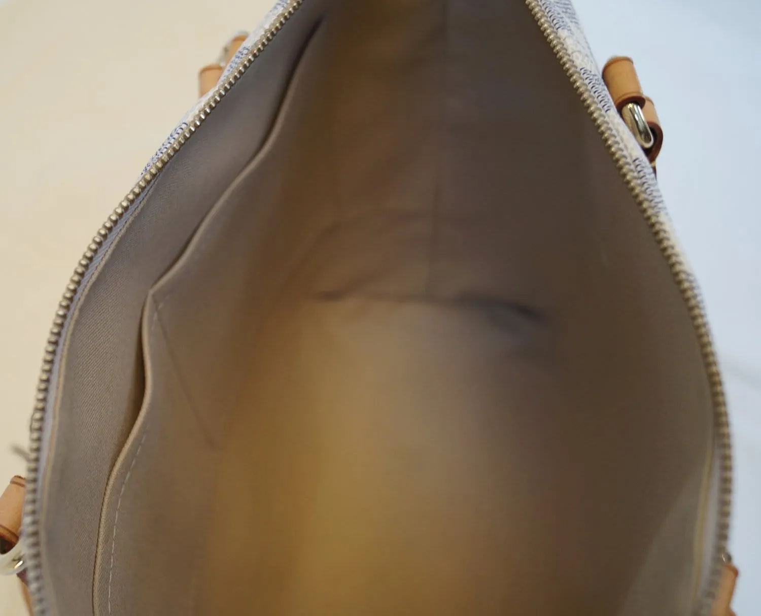 LOUIS VUITTON Totally PM Damier Azur White  Tote Bag