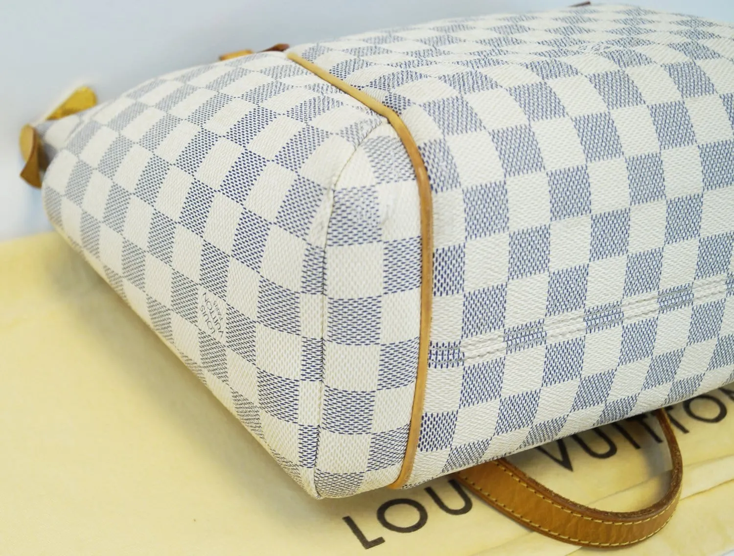 LOUIS VUITTON Totally PM Damier Azur White  Tote Bag