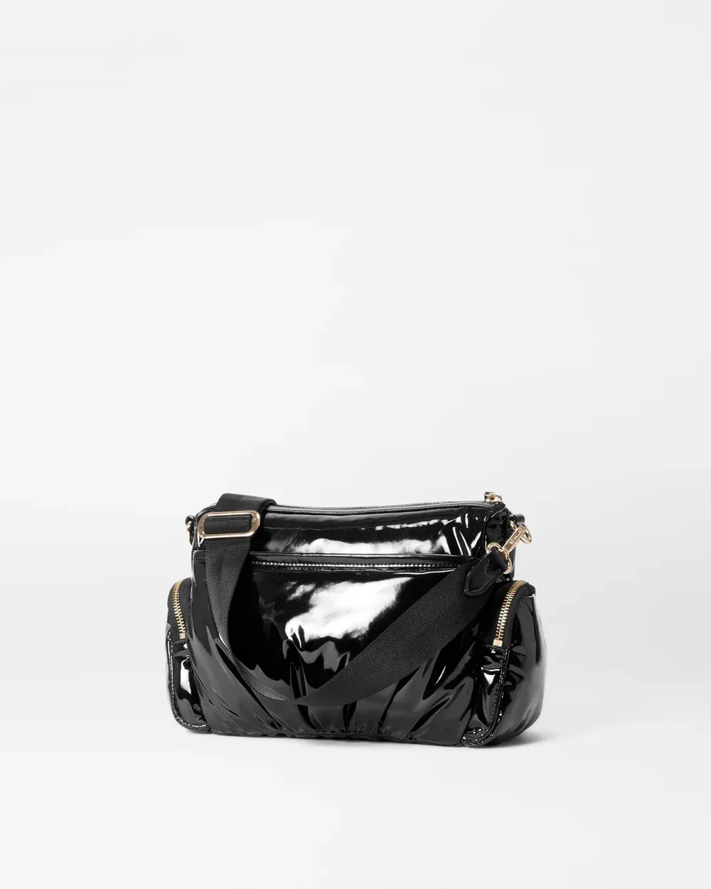 MZ WALLACE SMALL CHELSEA XBODY BLACK LACQUER