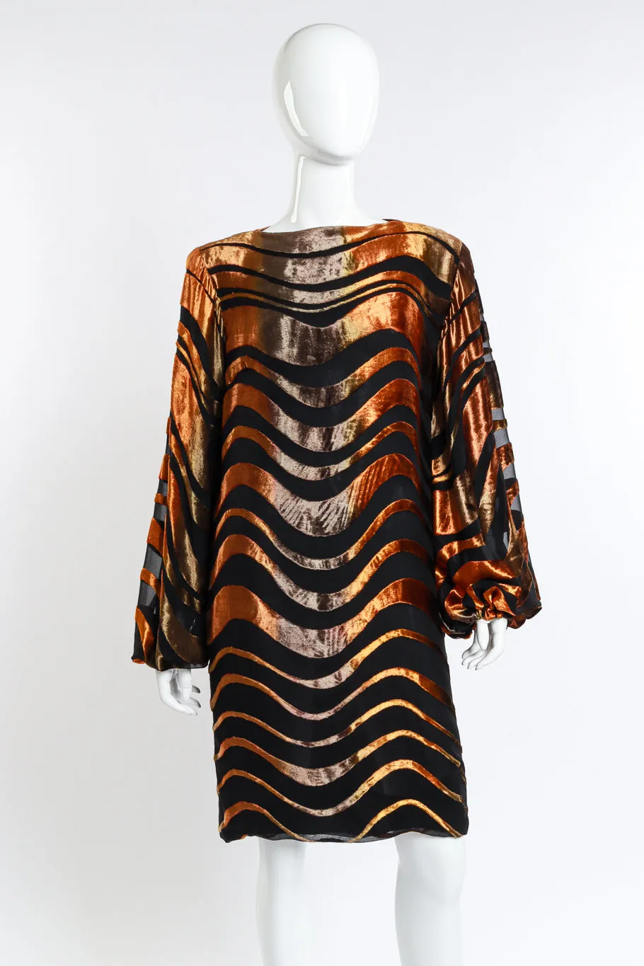 Ombré Burnout Tunic Dress