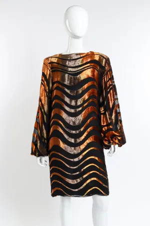 Ombré Burnout Tunic Dress