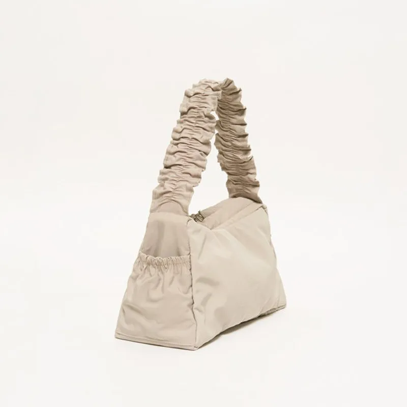 "PINK/WHITE/BLACK VELVET RUFFLED LACE" BAG UB2425