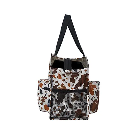 !SALE! Mocha Cow NGIL Zippered Caddy Organizer Tote Bag