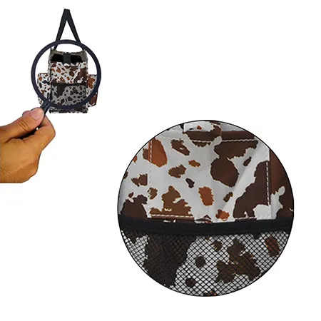 !SALE! Mocha Cow NGIL Zippered Caddy Organizer Tote Bag