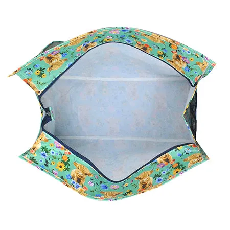 Soft Bovine Beauty NGIL Zippered Caddy Large Organizer Tote Bag
