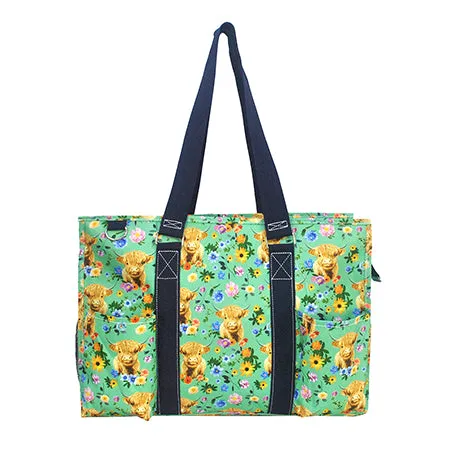 Soft Bovine Beauty NGIL Zippered Caddy Large Organizer Tote Bag