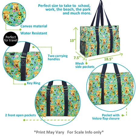 Soft Bovine Beauty NGIL Zippered Caddy Large Organizer Tote Bag