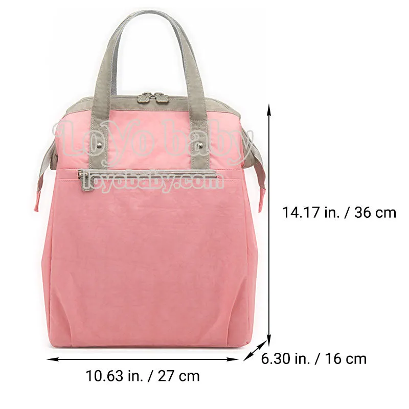Spacious Tall Fashionable Tote Lunch Bag For Women With Easy Open Top