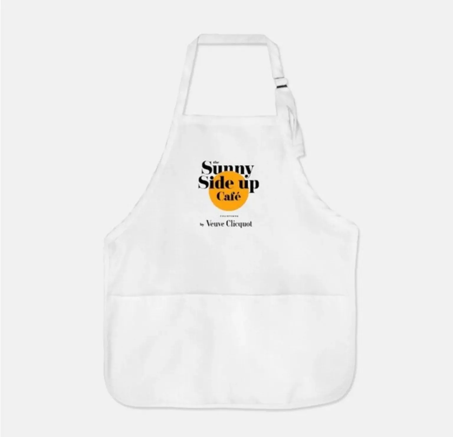 Sunny Side Up Cafe Champagne Label Apron Veuve