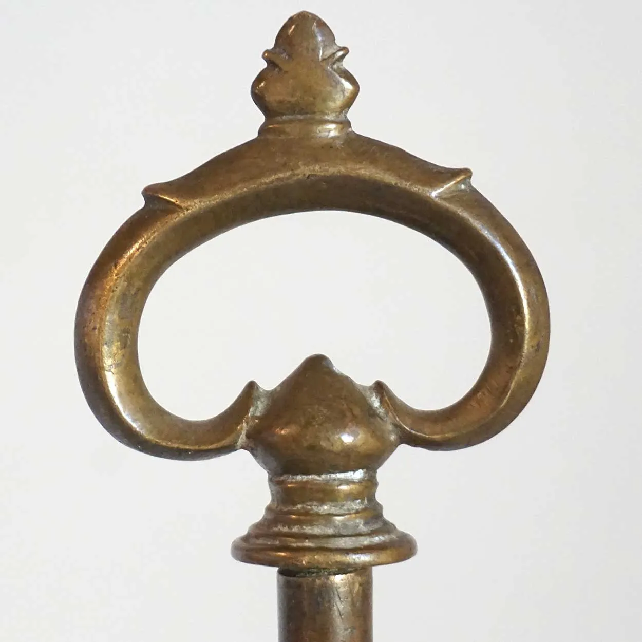 Tall South Indian Brass Diya Oil Lamp