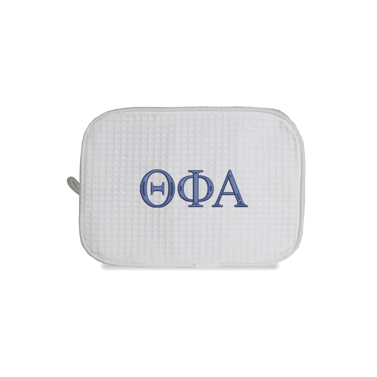 Theta Phi Alpha Waffle Weave Cosmetic Bag