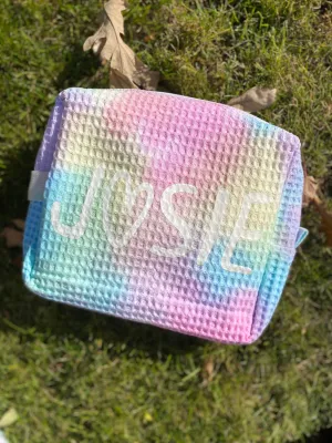 Tie Dye Waffle Pouch