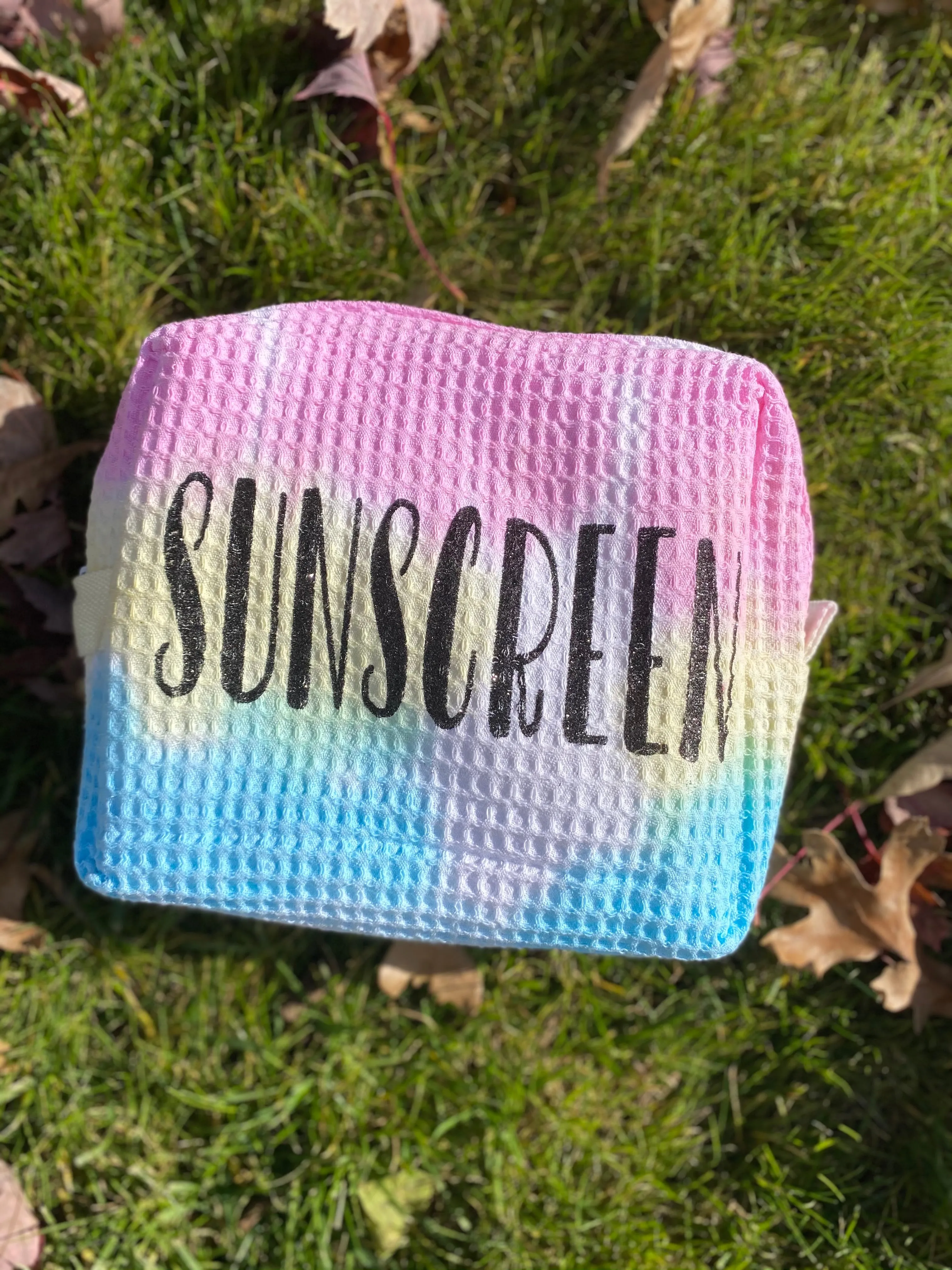 Tie Dye Waffle Pouch