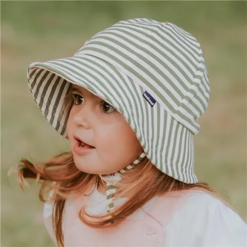 Toddler Bucket Hat - Khaki Stripe