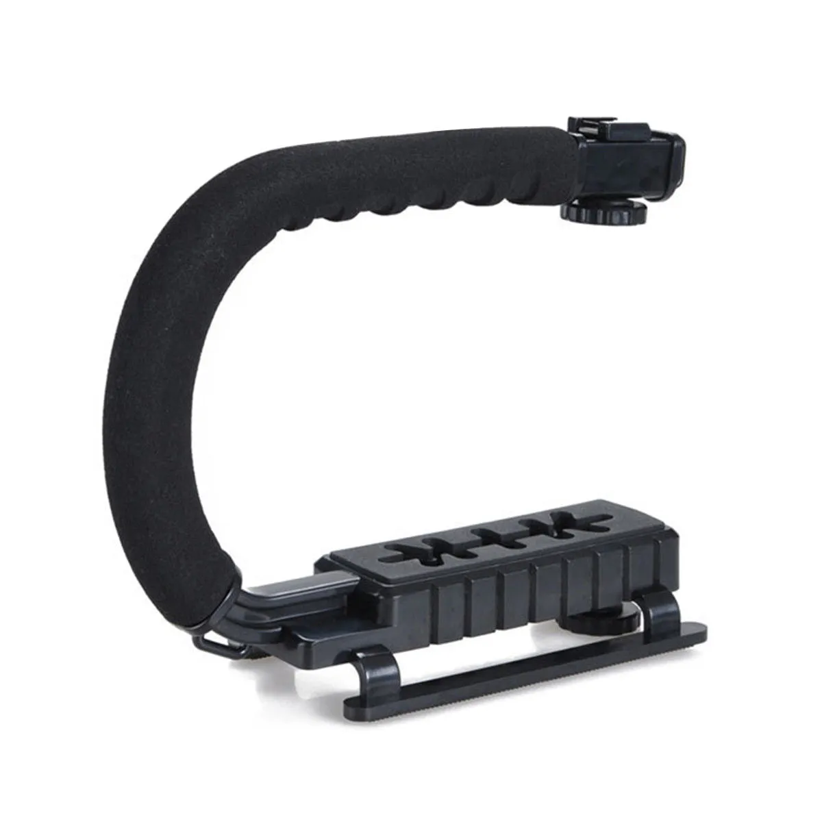 U shape Handheld Bracket Handle Grip Stabilizer for Canon DSLR Camera Camcorder Video black