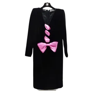 Valentino 1980s Pink Bow Dress