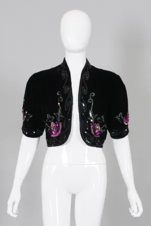 Velvet Bolero Jacket