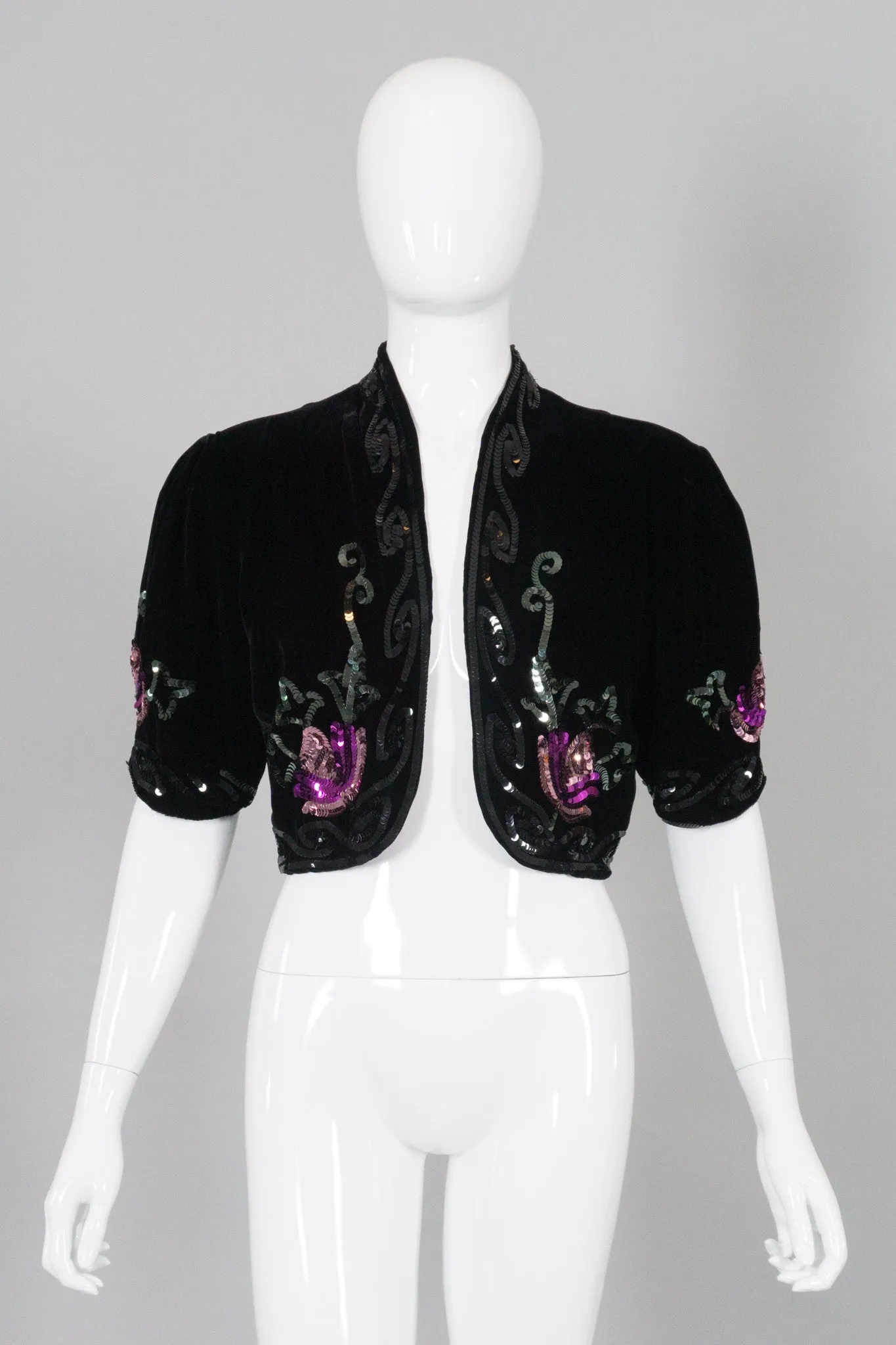 Velvet Bolero Jacket
