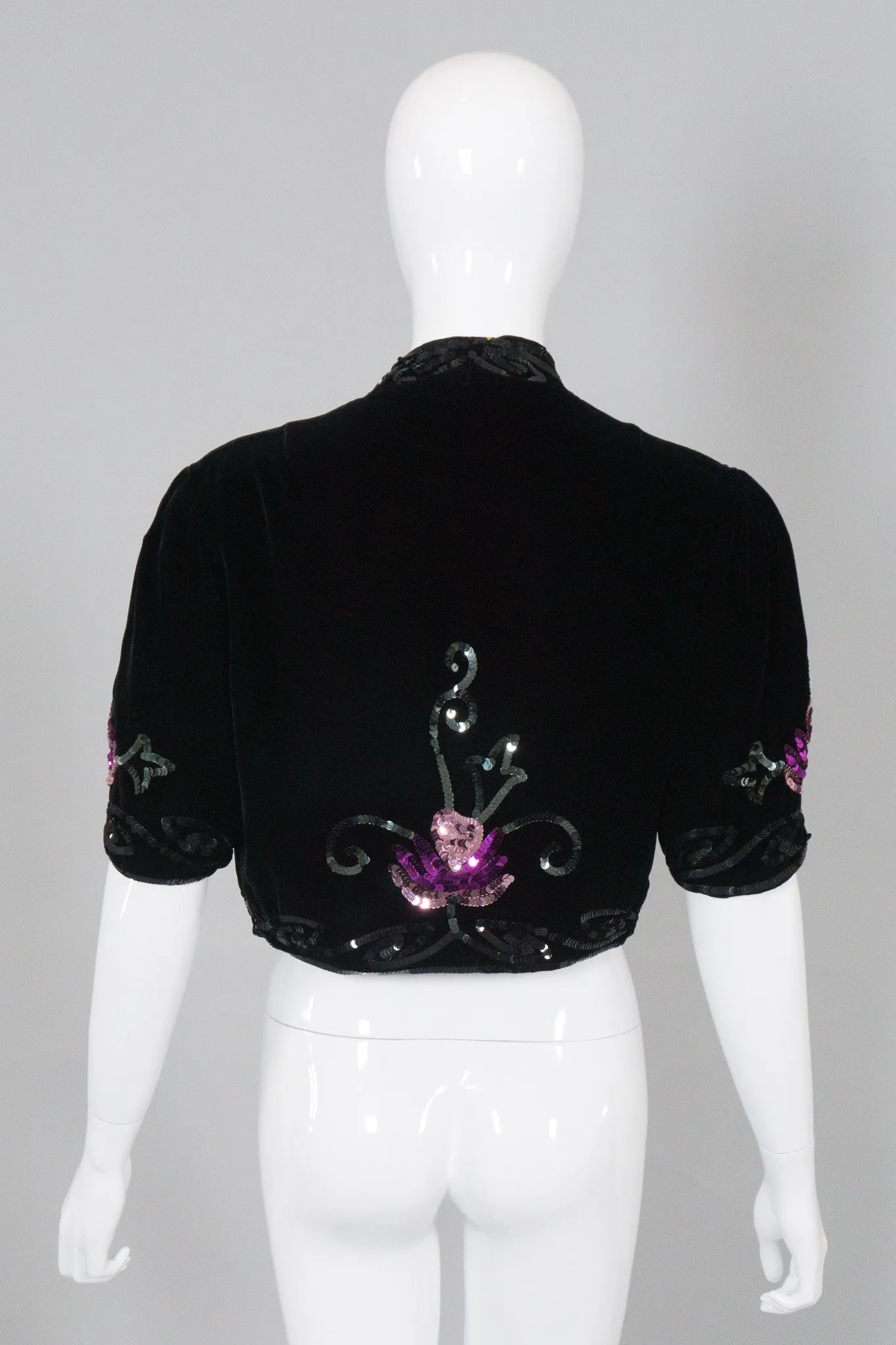 Velvet Bolero Jacket