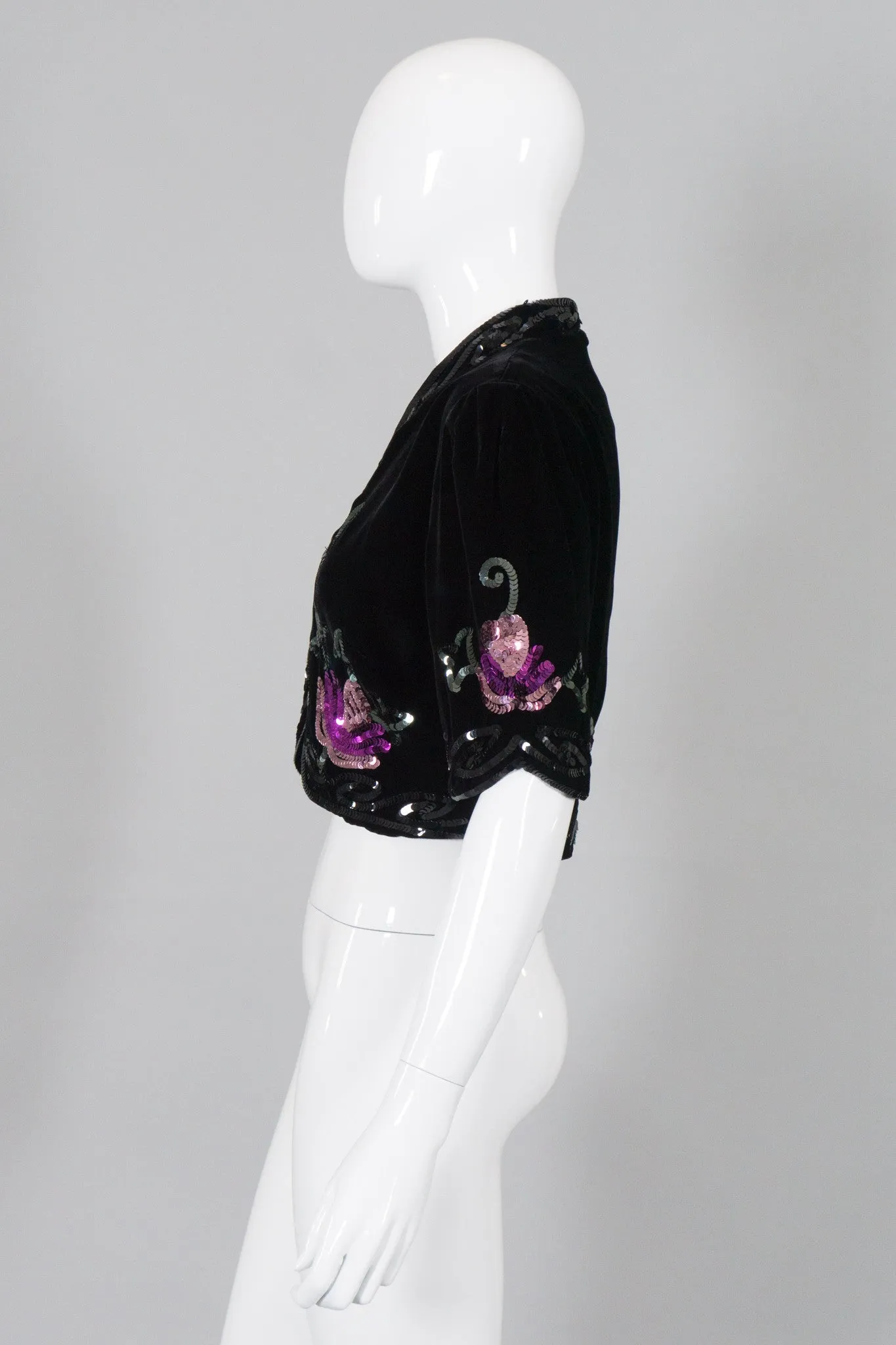 Velvet Bolero Jacket
