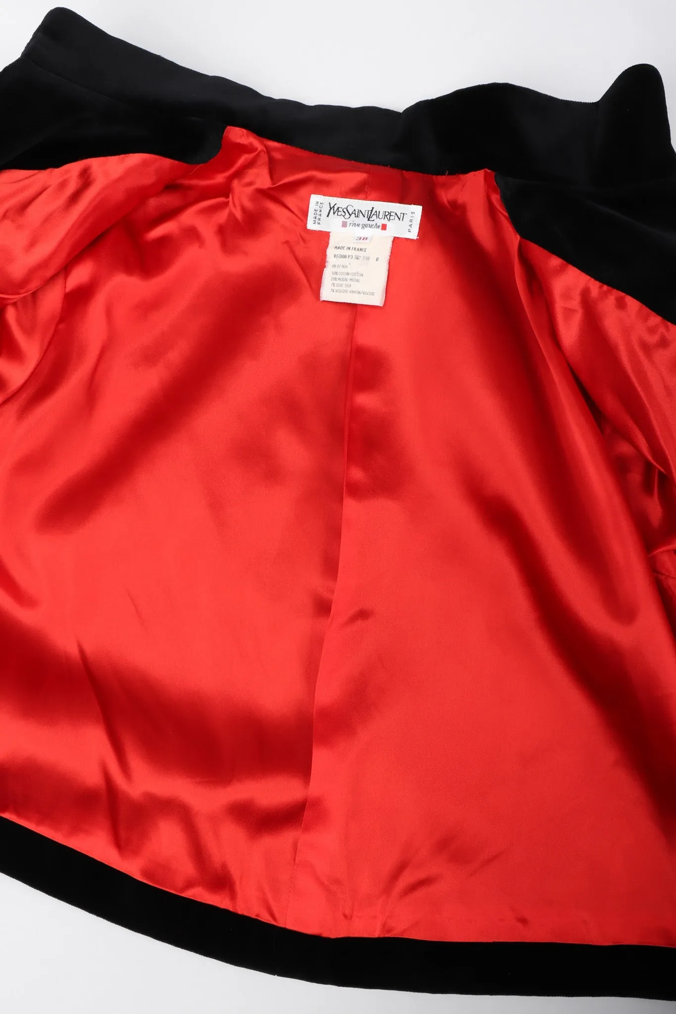 Velvet Cropped Swing Jacket