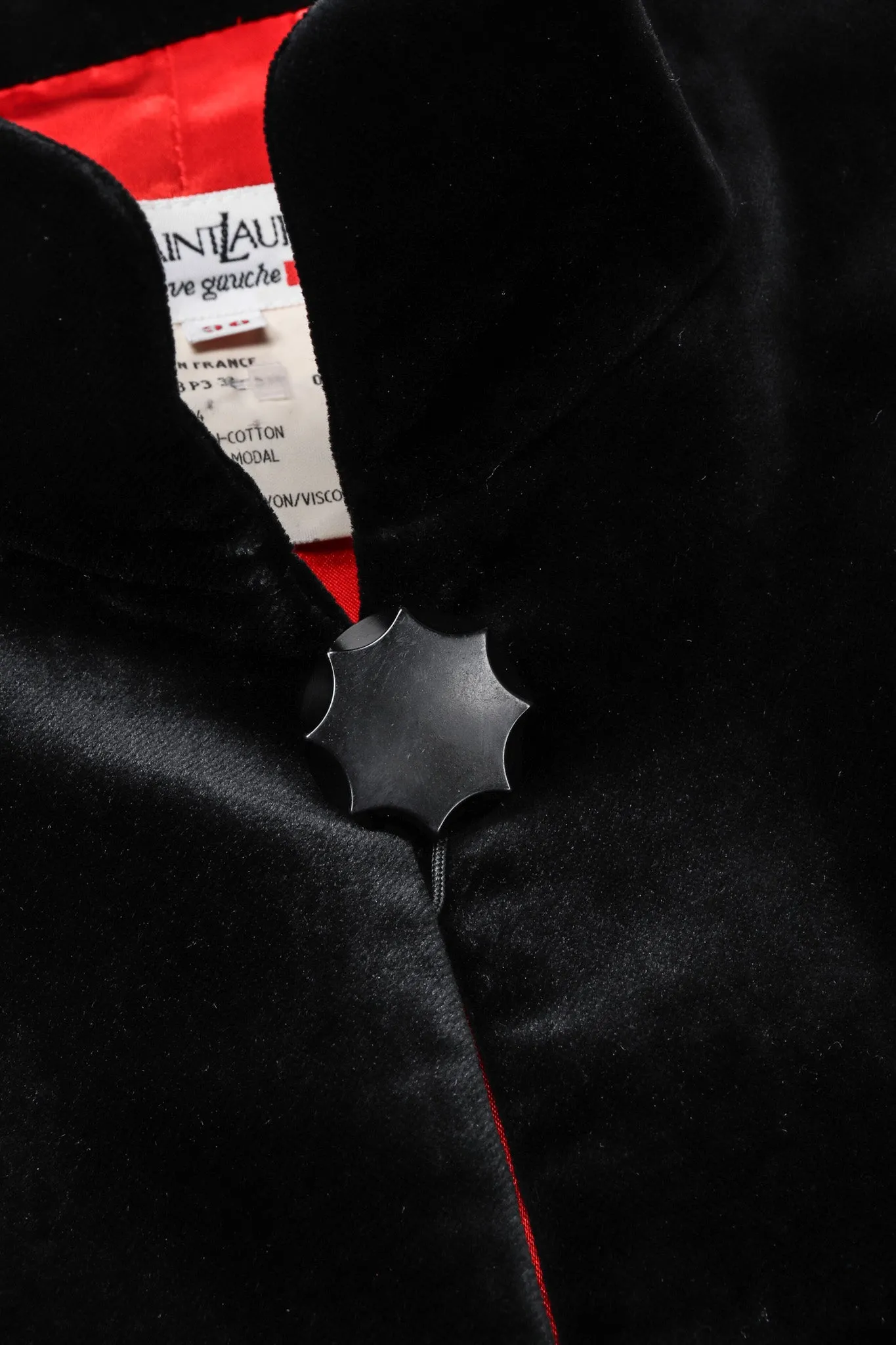 Velvet Cropped Swing Jacket