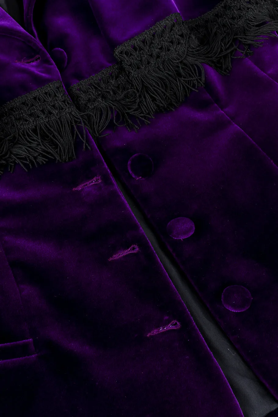Velvet Fringe Jacket