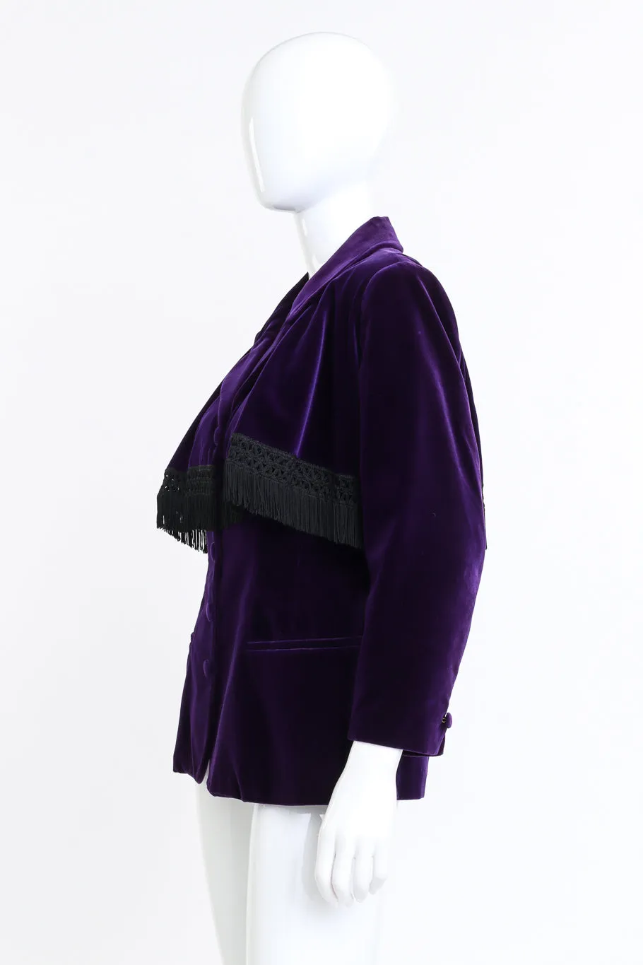 Velvet Fringe Jacket