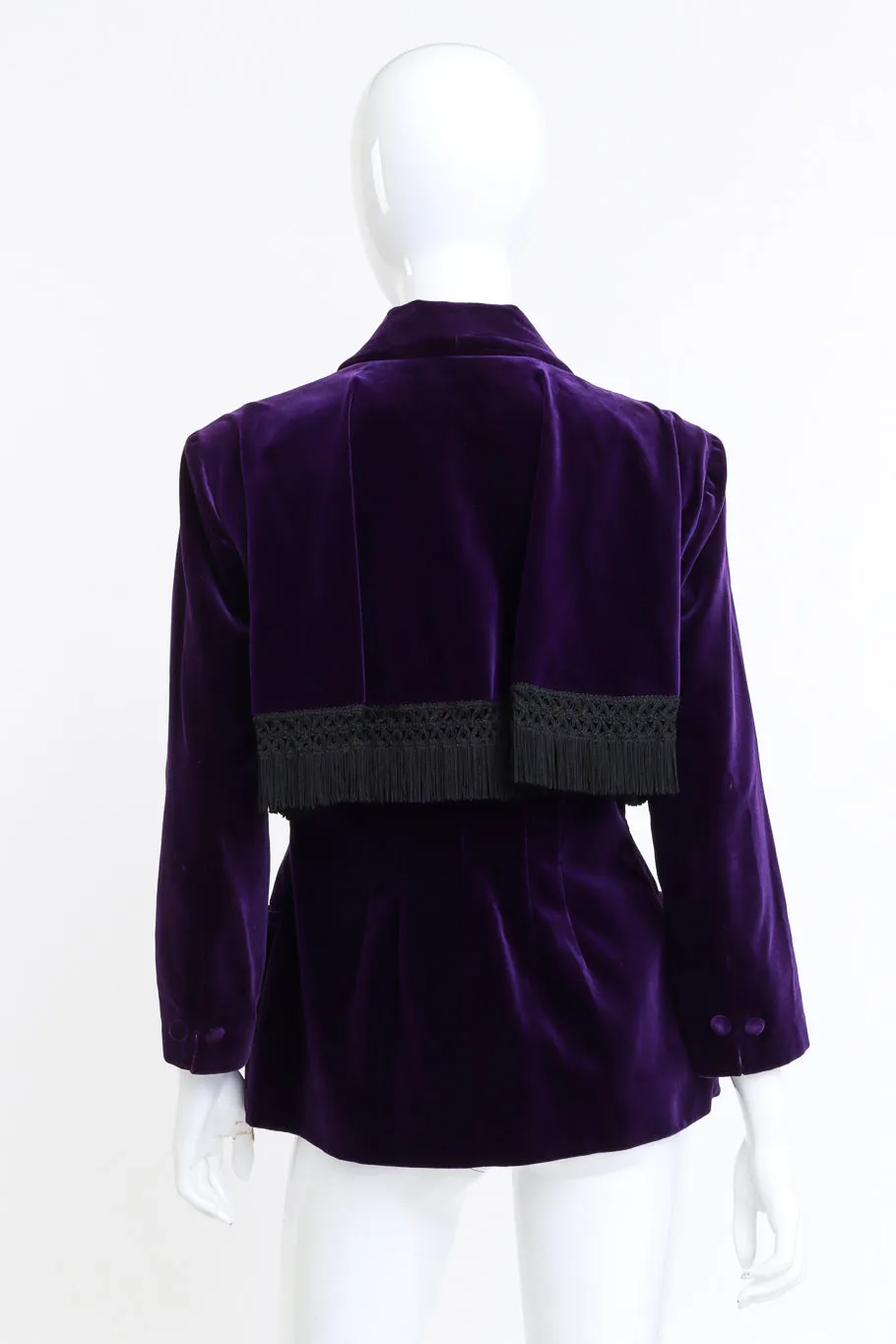 Velvet Fringe Jacket