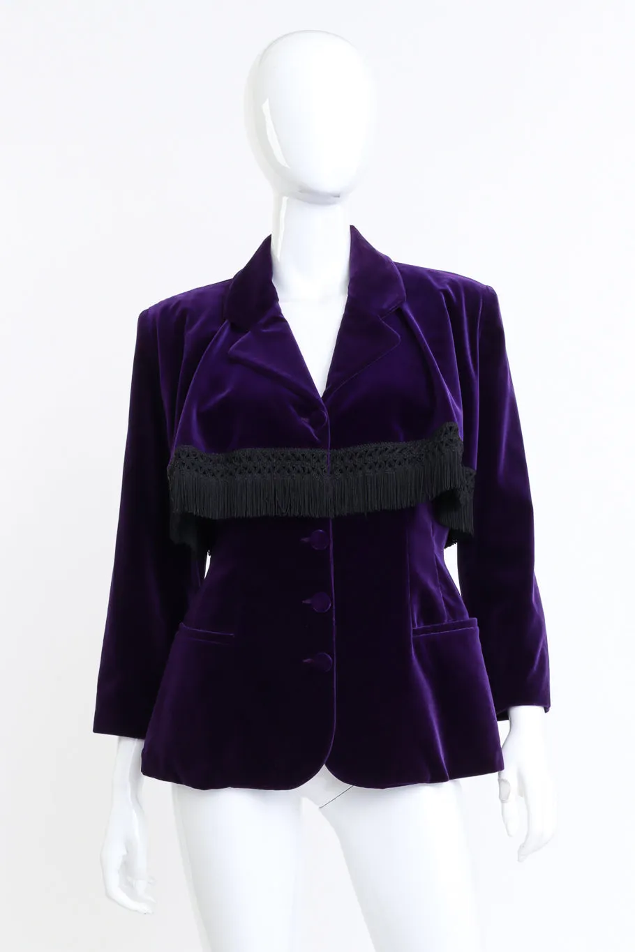 Velvet Fringe Jacket