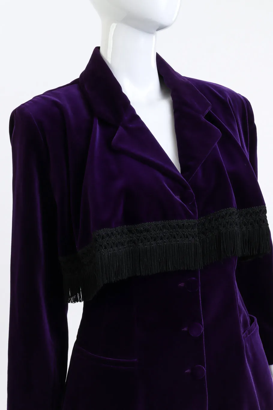 Velvet Fringe Jacket